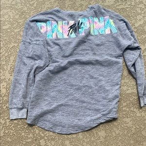 VS pink longsleeve logo top small